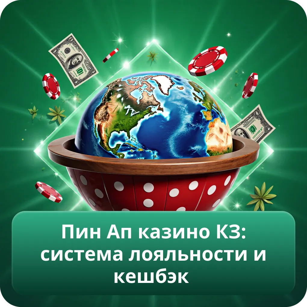 Пин Ап казино КЗ: система лояльности и кешбэк